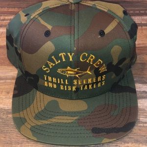 Salty Crew Camo Snap Back